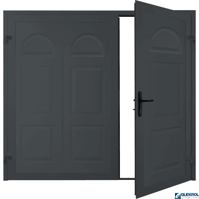 ANTHRACITE (RAL7016) Dylan Premium non-insulated Side Hinged Garage Door