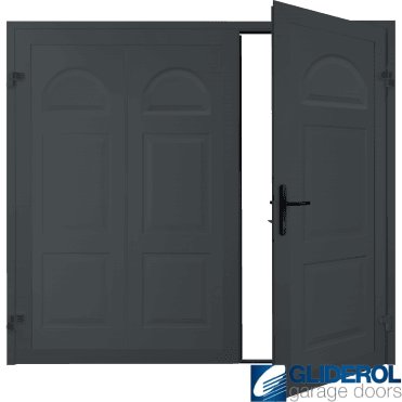 ANTHRACITE (RAL7016) Dylan Premium non-insulated Side Hinged Garage Door