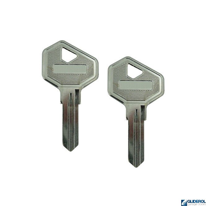 Gliderol Blank keys for  Single Skin Garage Doors