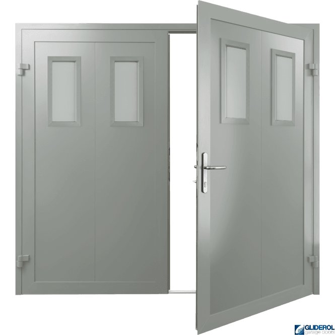 Gliderol AGATE-GREY (RAL7038) Insulated Bradford Side Hinged Garage Door
