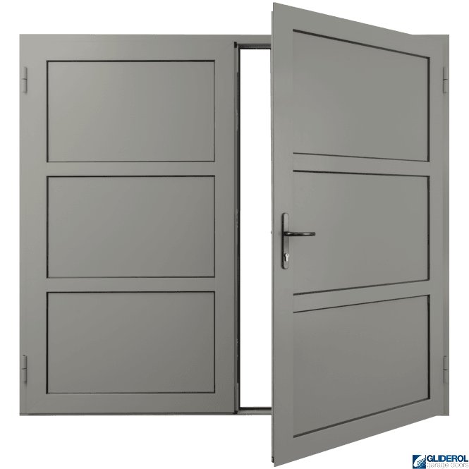Gliderol AGATE-GREY (RAL7038) Insulated Coleshill Side Hinged Garage Door