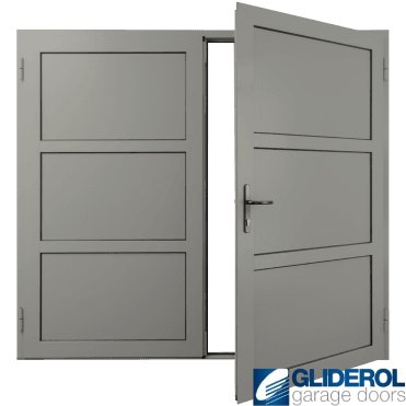 AGATE-GREY (RAL7038) Insulated Coleshill Side Hinged Garage Door