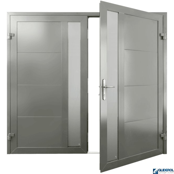 Gliderol AGATE-GREY (RAL7038) Insulated Whitacre Side Hinged Garage Door