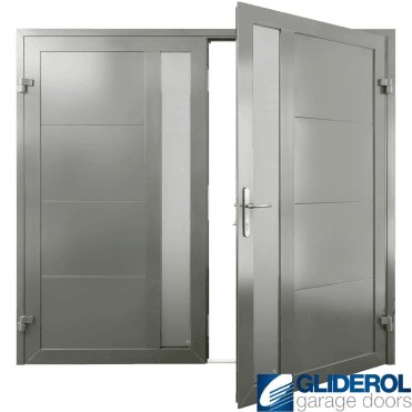 AGATE-GREY (RAL7038) Insulated Whitacre Side Hinged Garage Door