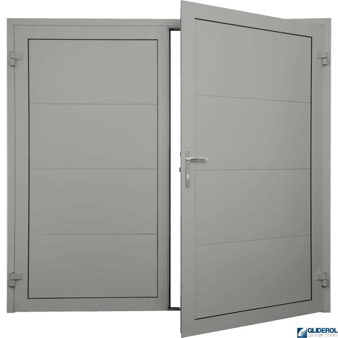 Gliderol AGATE GREY (RAL7038) Premium Horizontal Wide Rib (non ...