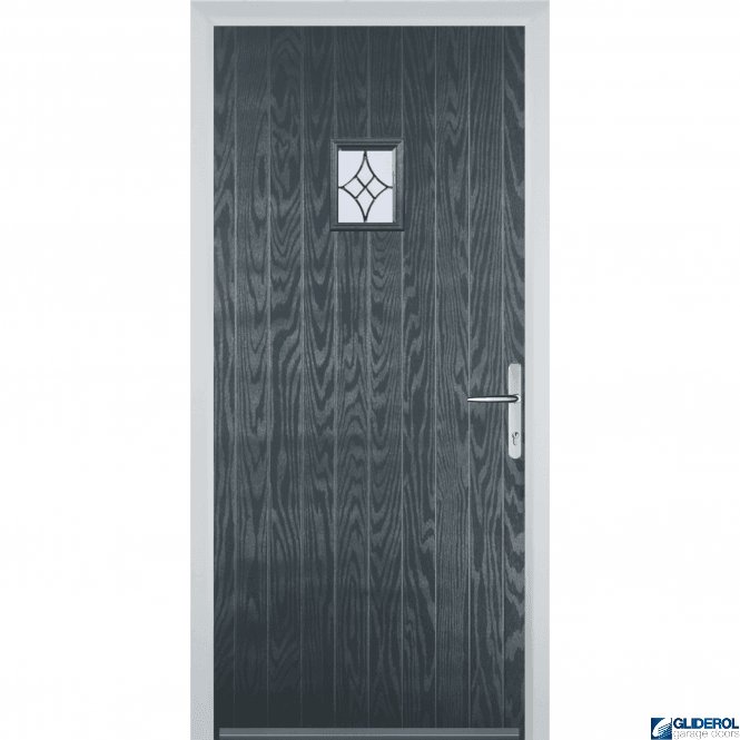 Gliderol Anderson front entrance door ANTHRACITE (RAL7016)