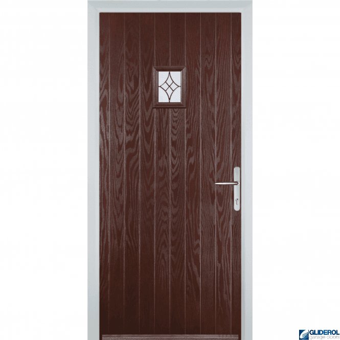 Gliderol Anderson front entrance door DARKWOOD