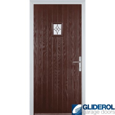 Anderson front entrance door DARKWOOD