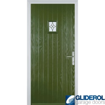 Anderson front entrance door FERN GREEN (RAL6025)