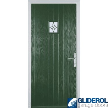 Anderson front entrance door GREEN (RAL6009)