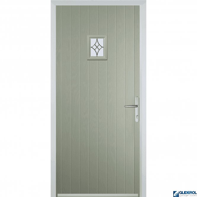 Gliderol Anderson front entrance door PEBBLE GREY (RAL7032)