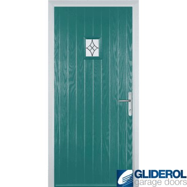 Anderson front entrance door TURQUIOSE BLUE (RAL5018)