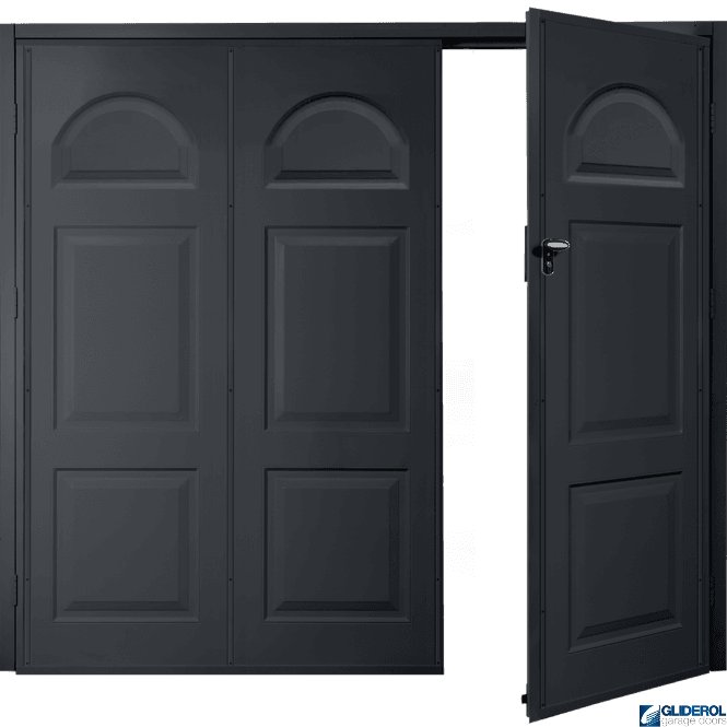 Gliderol ANTHRACITE (RAL7016) Budget Dylan Side Hinged Garage Door