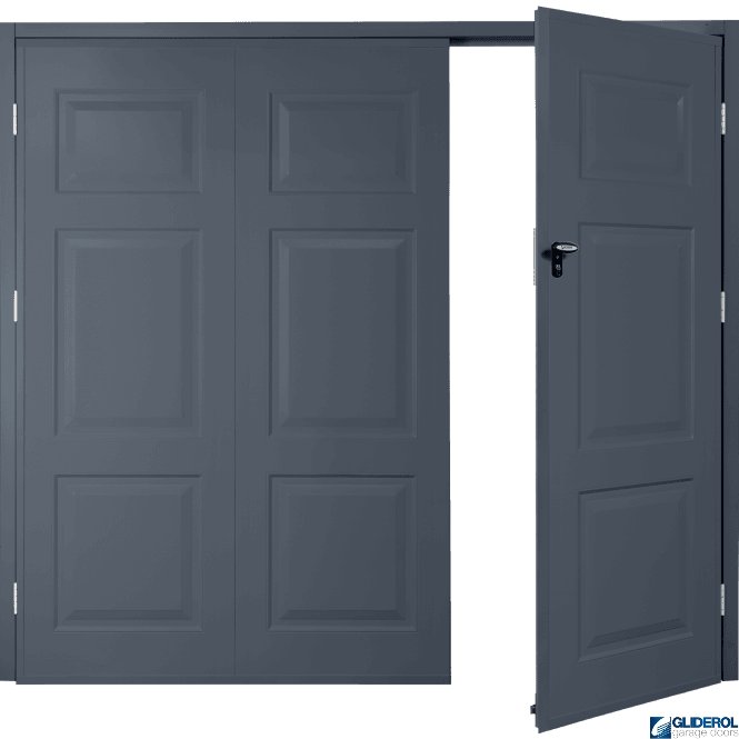 Gliderol ANTHRACITE (RAL7016) Budget Hollington Side Hinged Garage Door