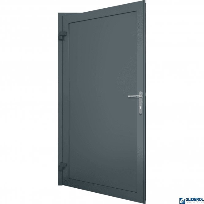 Gliderol ANTHRACITE (RAL7016) Insulated Solid Personnel Door