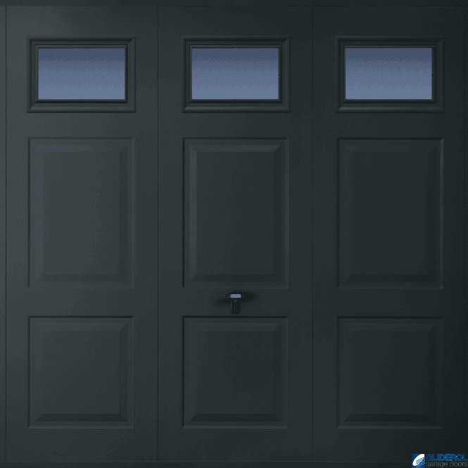 Gliderol ANTHRACITE (RAL7016) Up & Over Hollington with Windows