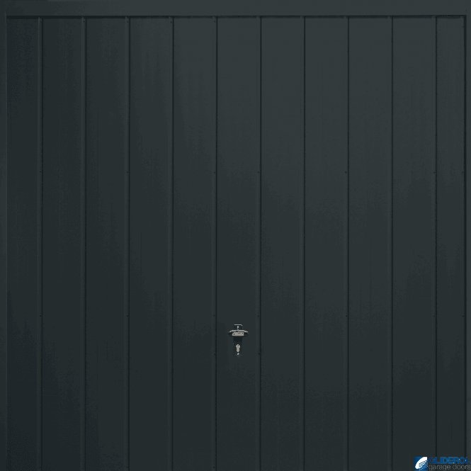 Gliderol ANTHRACITE (RAL7016) Up & Over Vertical Medium Rib