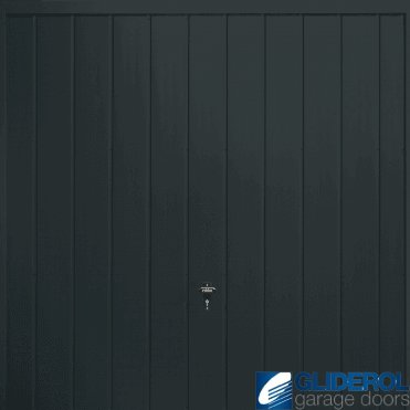 ANTHRACITE (RAL7016) Up & Over Vertical Medium Rib