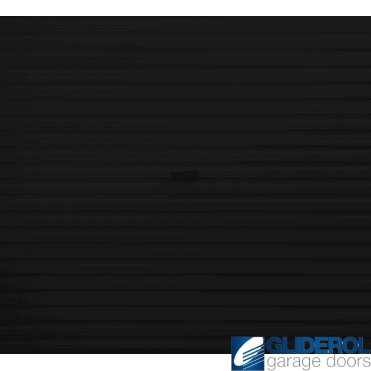 BLACK (BS00E53) Plastisol Covered MINI Steel Roller Garage Door - Manual