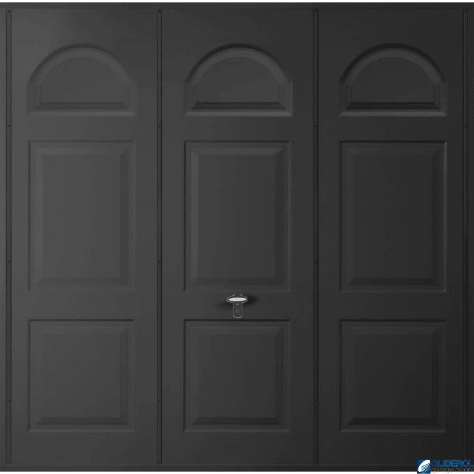 Gliderol BLACK (RAL9005) Up & Over Dylan