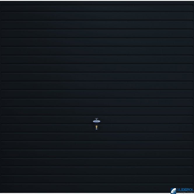 Gliderol BLACK (RAL9005) Up & Over Horizontal Standard Rib