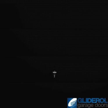 BLACK (RAL9005) Up & Over Horizontal Wide Rib