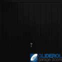 BLACK (RAL9005) Up & Over Vertical Medium Rib