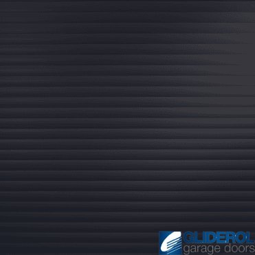 BLACK (RAL9011) Insulated Automatic Roller Garage Door (Laminate 77mm Lath)