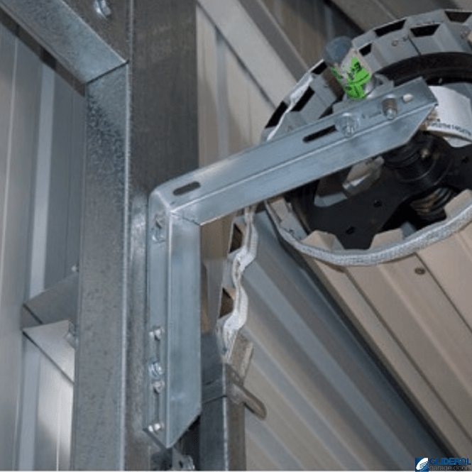 Gliderol Brackets extended L (pair) RR3 for Single Skin Roller Doors