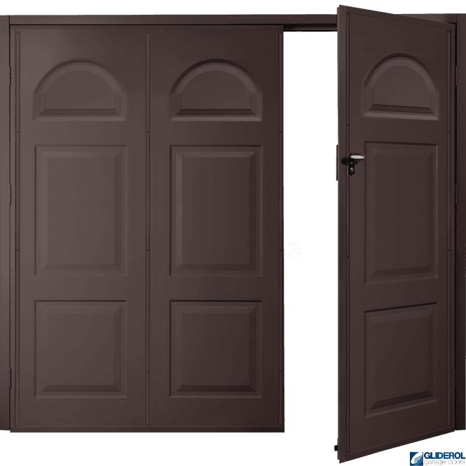 Gliderol BROWN (RAL8017) Budget Dylan Side Hinged Garage Door