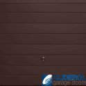 BROWN (RAL8017) Up & Over Horizontal Medium Rib