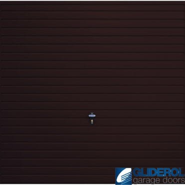 BROWN (RAL8017) Up & Over Horizontal Standard Rib