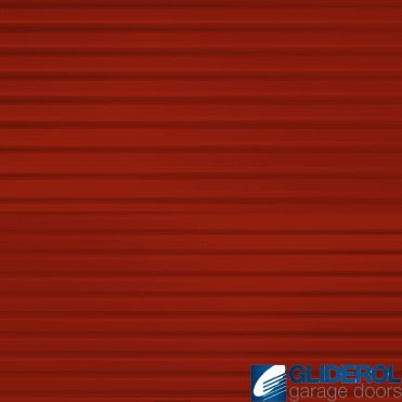 BURGUNDY (BS04D45) Plastisol Covered Light Industrial Steel Roller Door - Manual