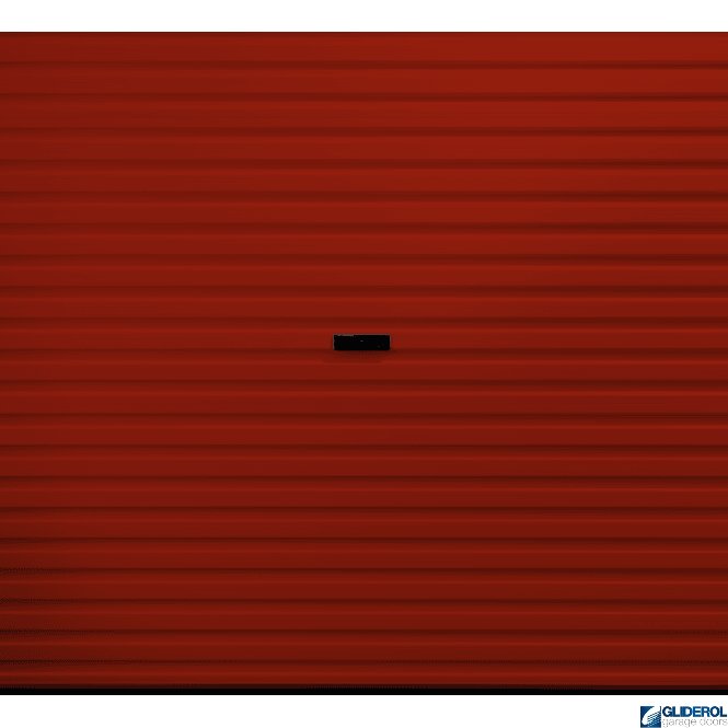 Gliderol BURGUNDY (BS04D45) Plastisol Covered MINI Steel Roller Garage Door - Automatic