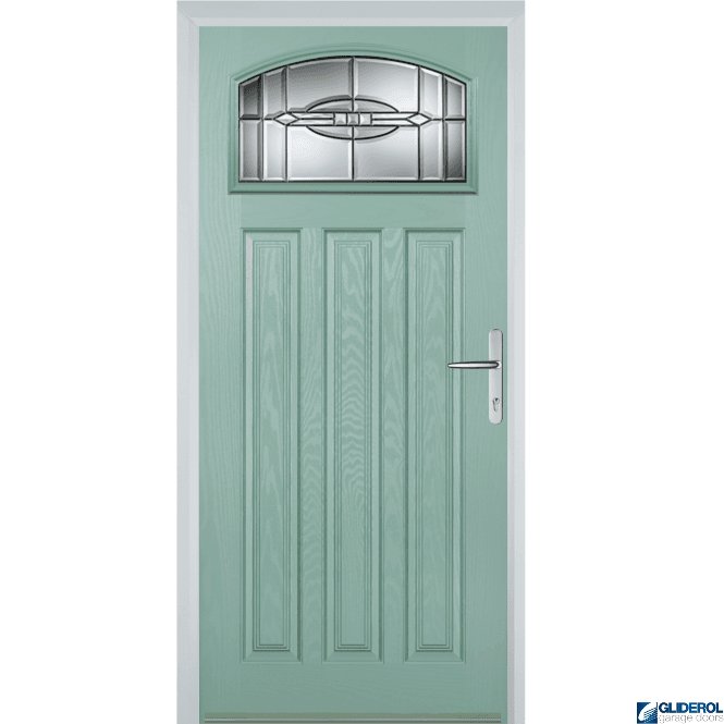 Gliderol Camsell front entrance door CHARTWELL GREEN