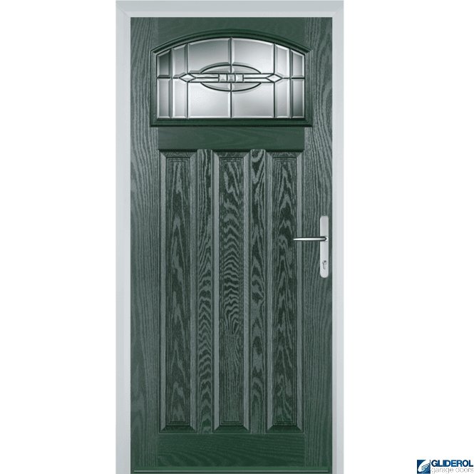 Gliderol Camsell front entrance door GREEN (RAL6009)