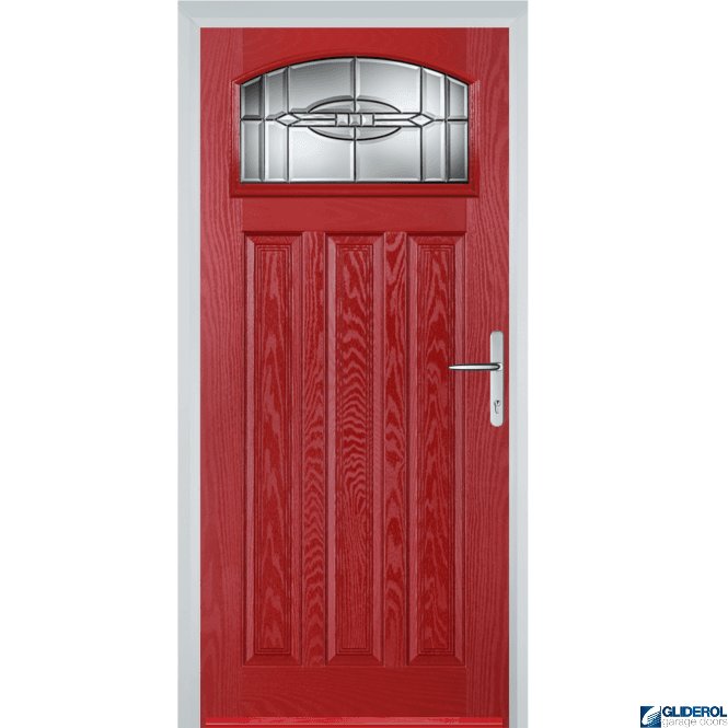 Gliderol Camsell front entrance door RED