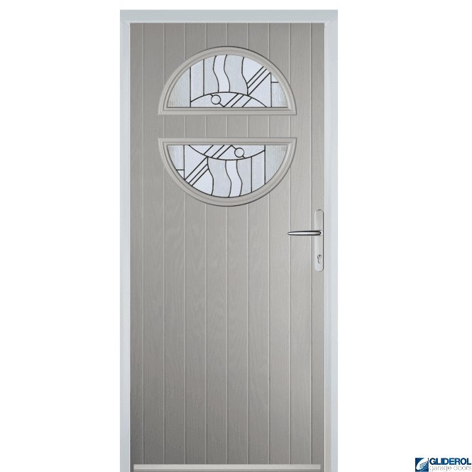 Gliderol Carter front entrance door AGATE GREY