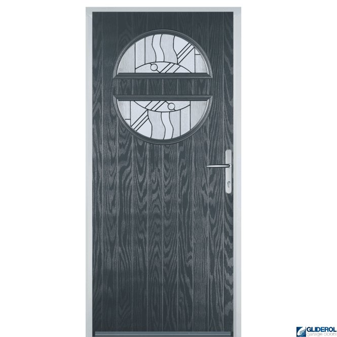 Gliderol Carter front entrance door ANTHRACITE