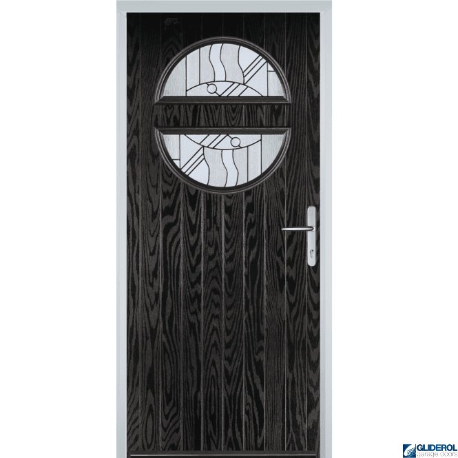 Gliderol Carter front entrance door BLACK