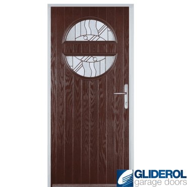 Carter front entrance door DARK WOOD