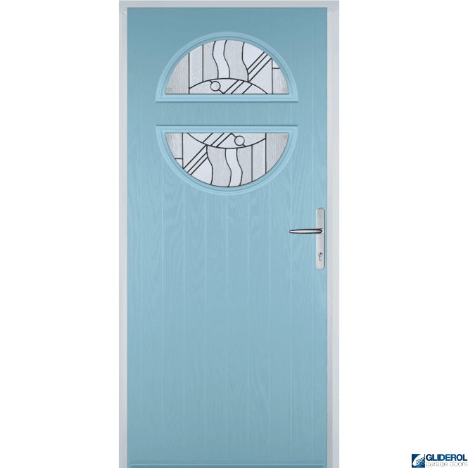 Gliderol Carter front entrance door DUCK EGG BLUE