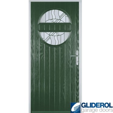 Carter front entrance door GREEN (RAL6009)