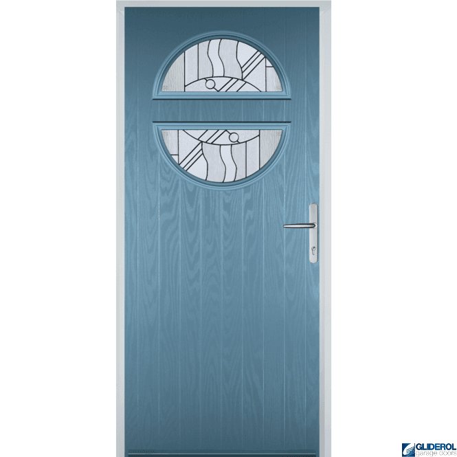 Gliderol Carter front entrance door PASTLE BLUE