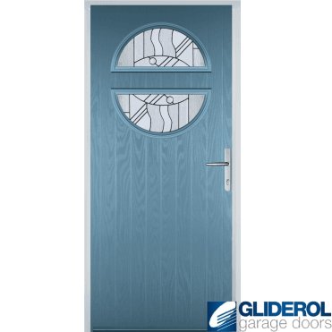 Carter front entrance door PASTLE BLUE