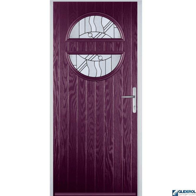 Gliderol Carter front entrance door PURPLE VIOLET