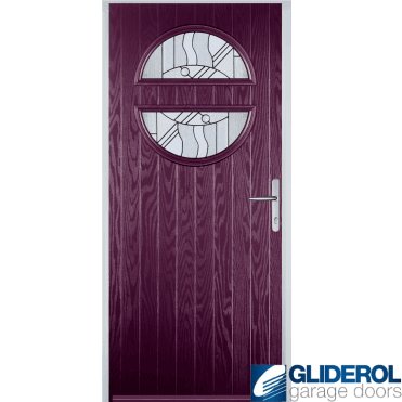 Carter front entrance door PURPLE VIOLET