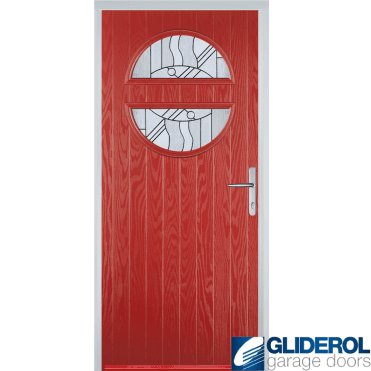 Carter front entrance door RED