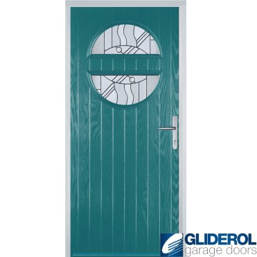Carter front entrance door TURQUOISE BLUE