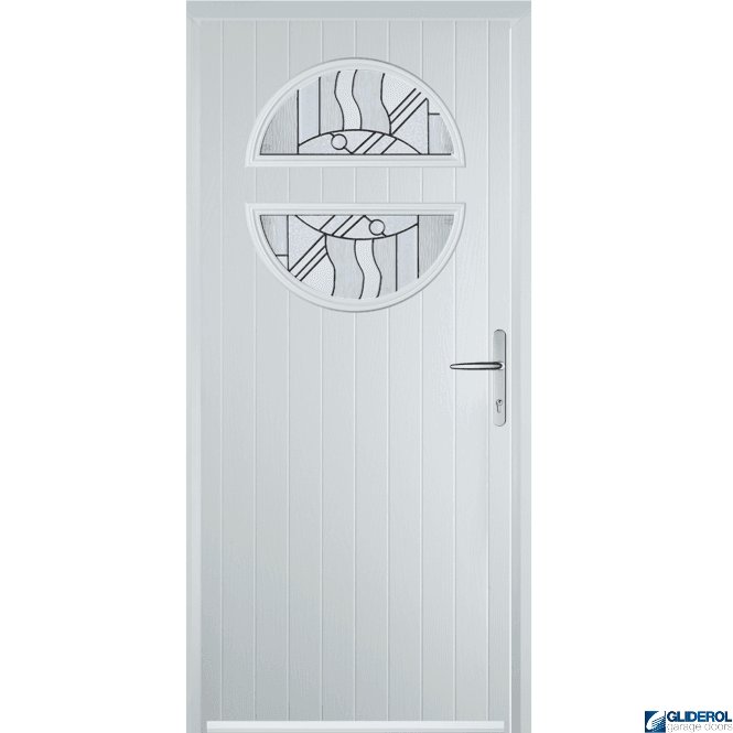Gliderol Carter front entrance door WHITE